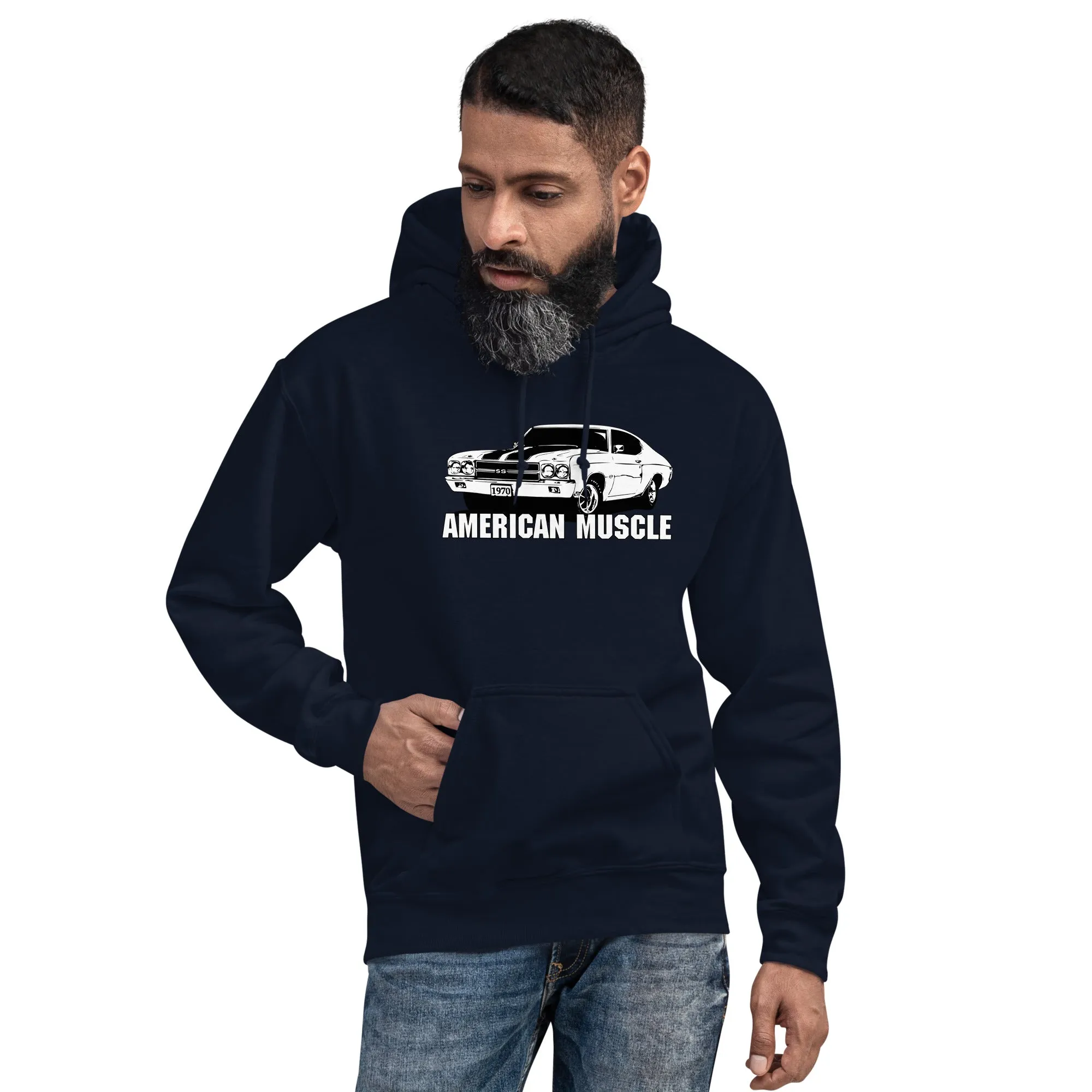 1970 Chevelle Hoodie, American Muscle Car Sweatshirt