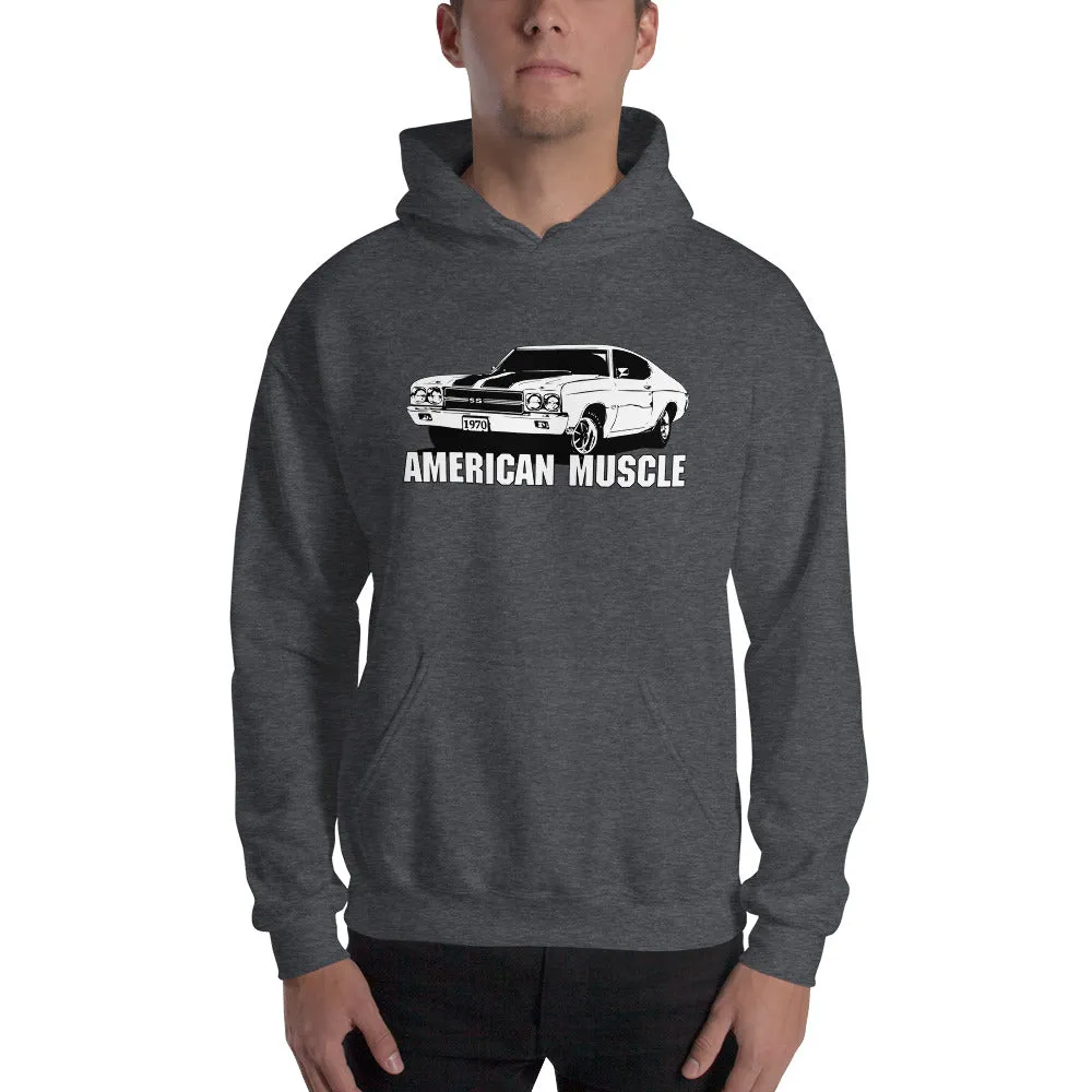 1970 Chevelle Hoodie, American Muscle Car Sweatshirt