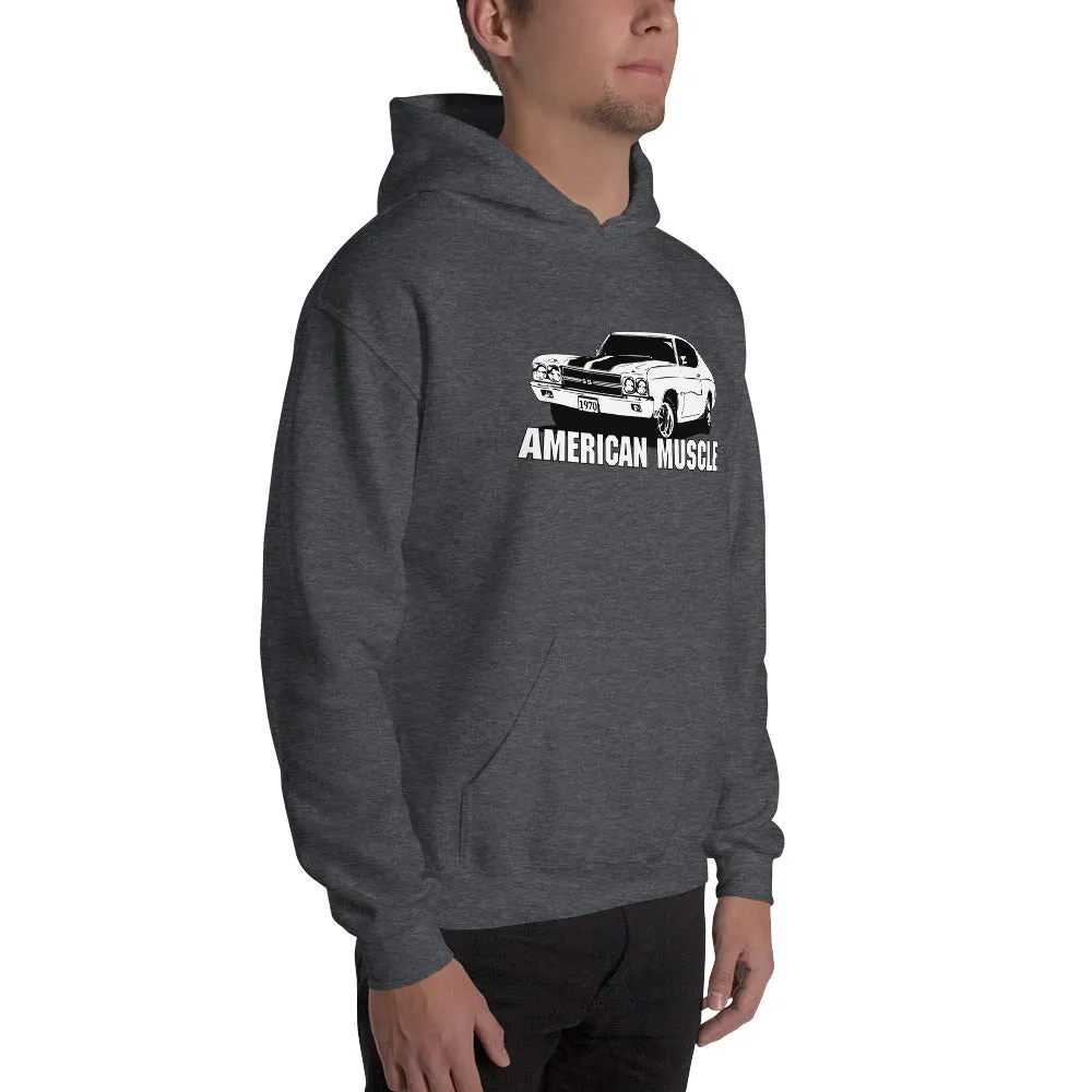 1970 Chevelle Hoodie, American Muscle Car Sweatshirt