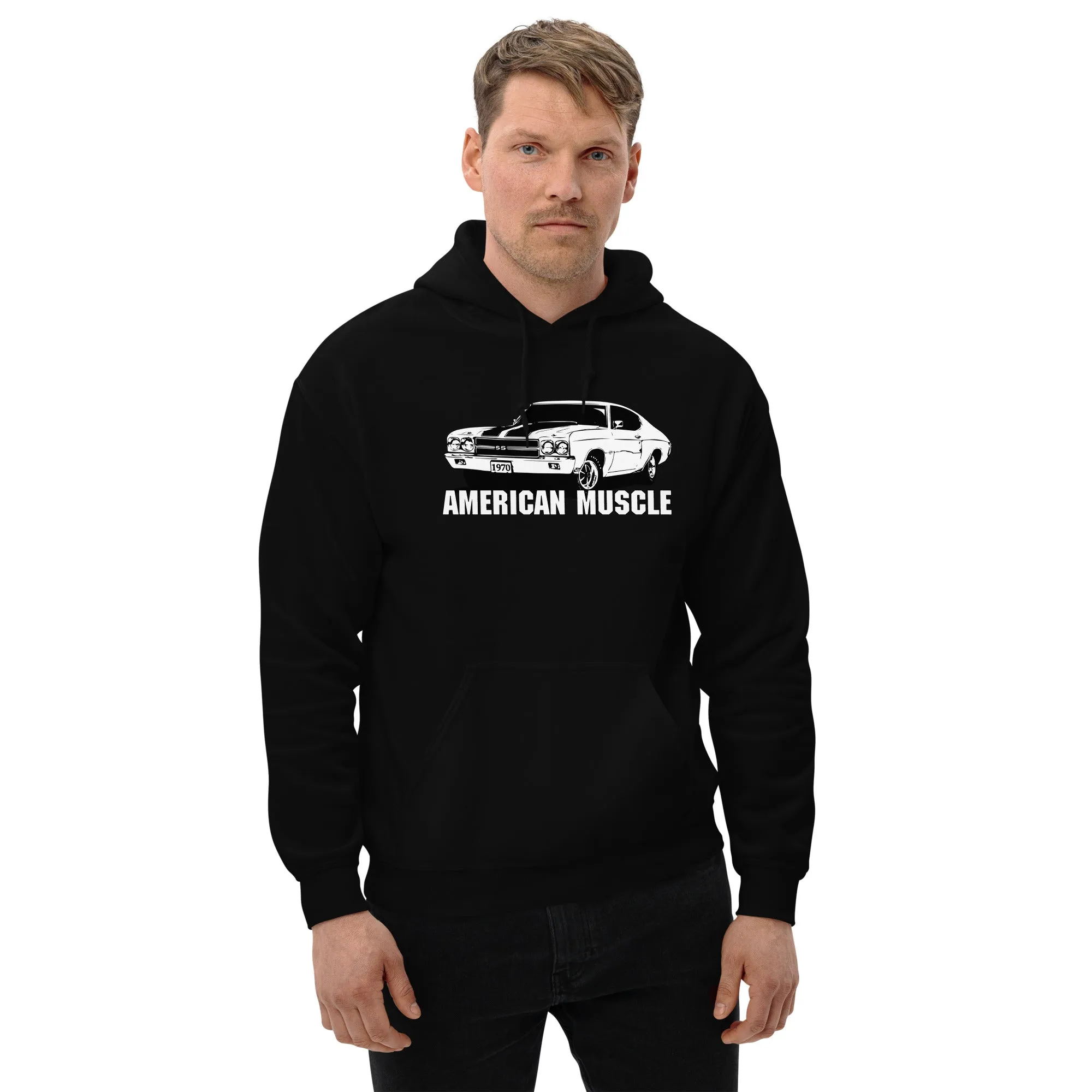 1970 Chevelle Hoodie, American Muscle Car Sweatshirt