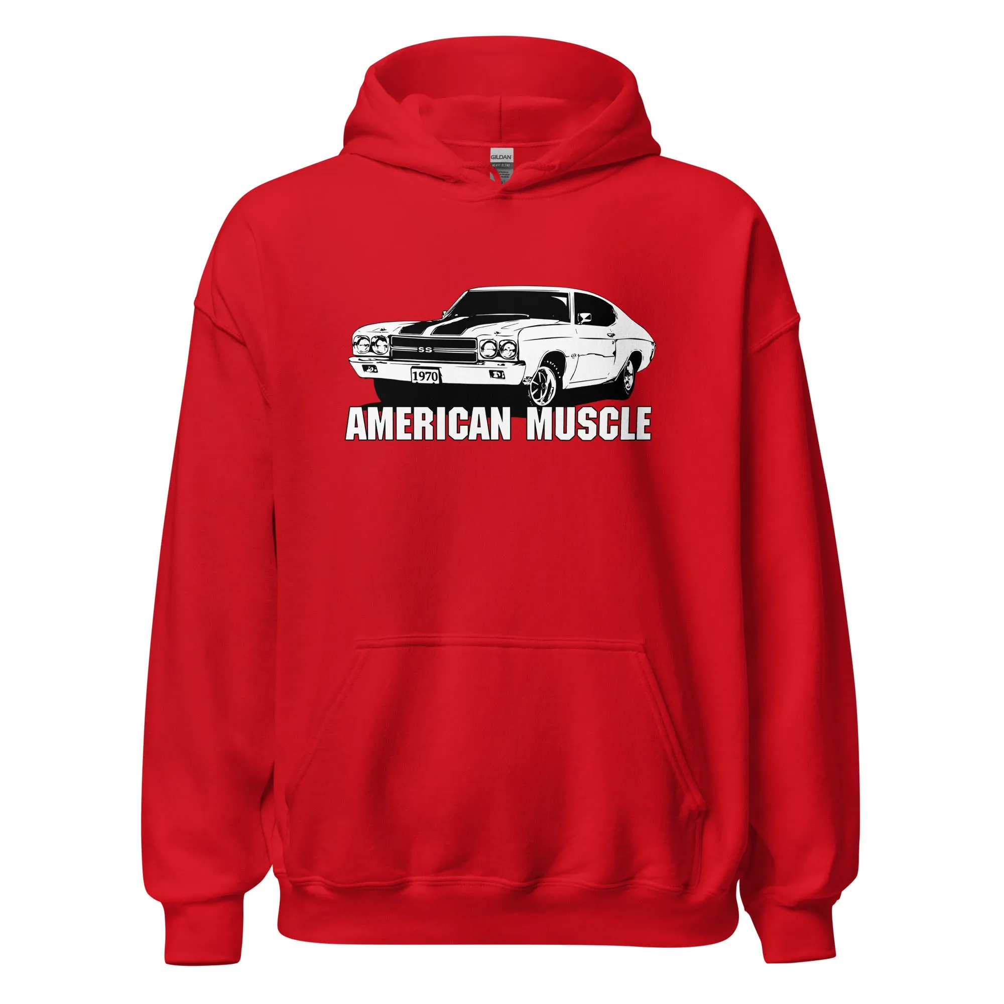 1970 Chevelle Hoodie, American Muscle Car Sweatshirt