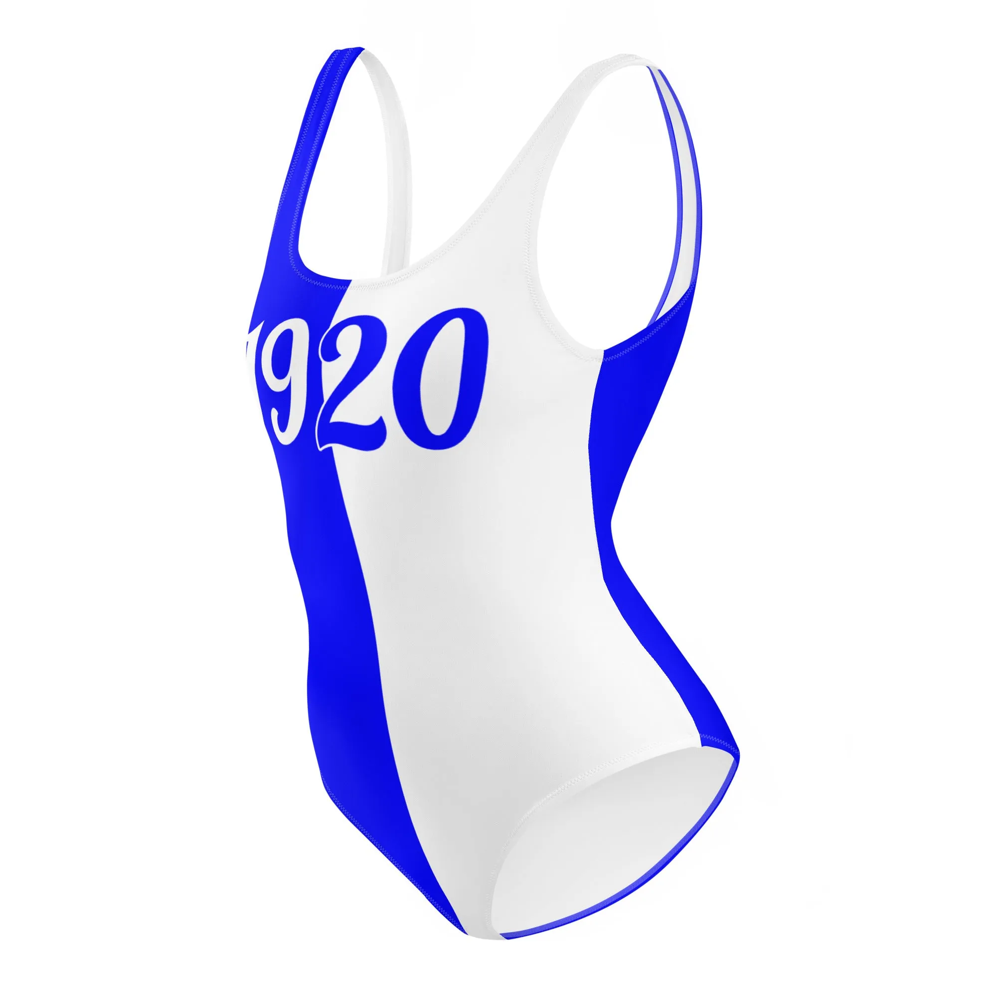 2-Toned 1920 One-Piece Swimsuit