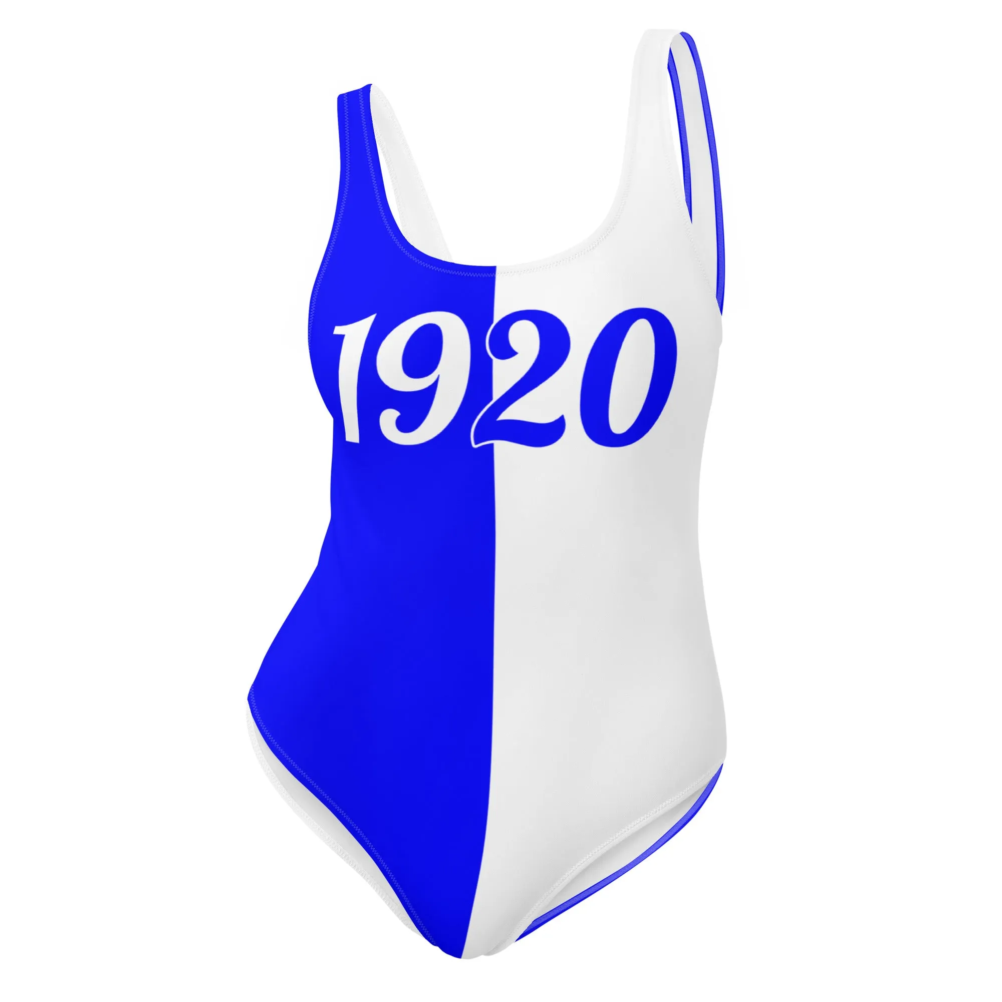 2-Toned 1920 One-Piece Swimsuit