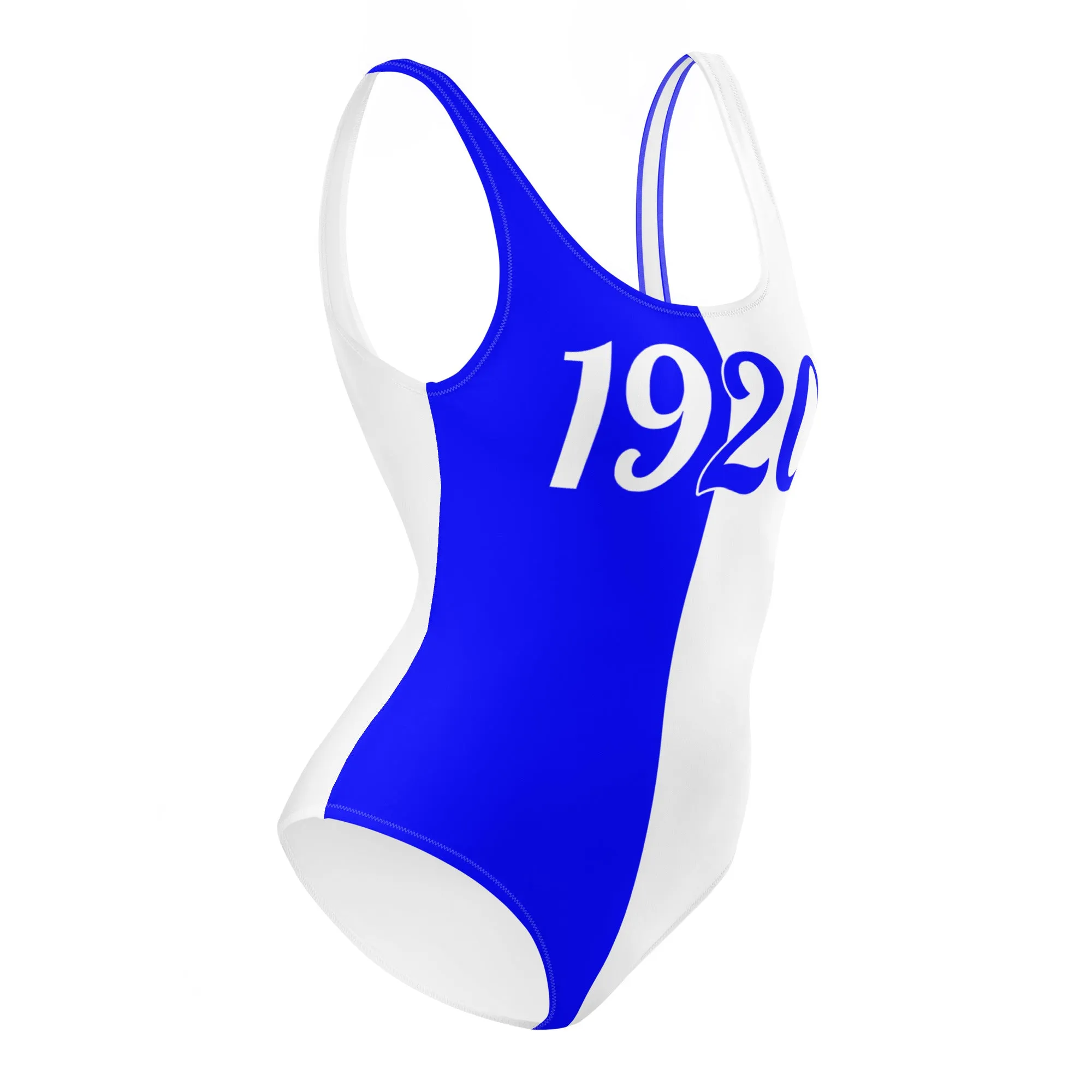 2-Toned 1920 One-Piece Swimsuit