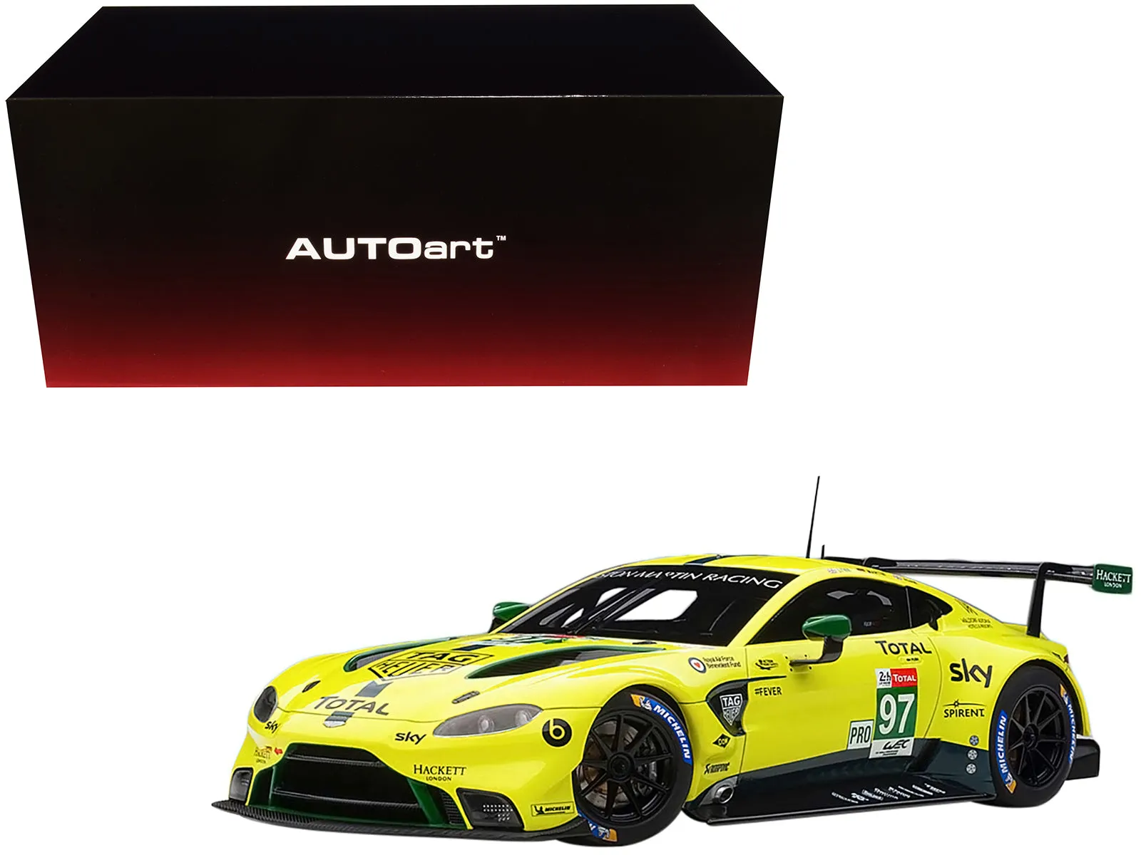 2018 Aston Martin Vantage GTE #97 Lynn - Martin - Adam Le Mans PRO 1/18 Model Car by Autoart