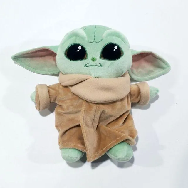 22Cm Star Wars Baby Yoda Mandalorian Pluche Toys Pp Katoen Stuffed Animals Children's Birthday Gifts Kerstcadeaus