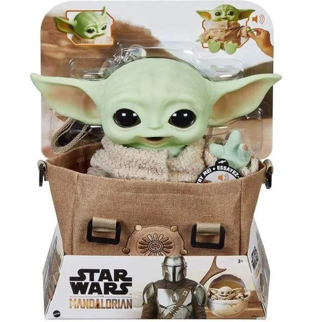 22Cm Star Wars Baby Yoda Mandalorian Pluche Toys Pp Katoen Stuffed Animals Children's Birthday Gifts Kerstcadeaus