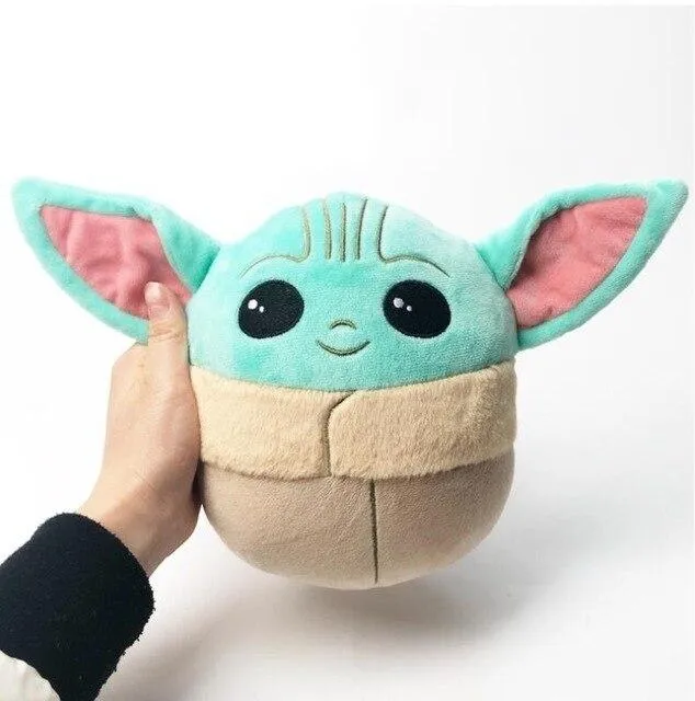 22Cm Star Wars Baby Yoda Mandalorian Pluche Toys Pp Katoen Stuffed Animals Children's Birthday Gifts Kerstcadeaus