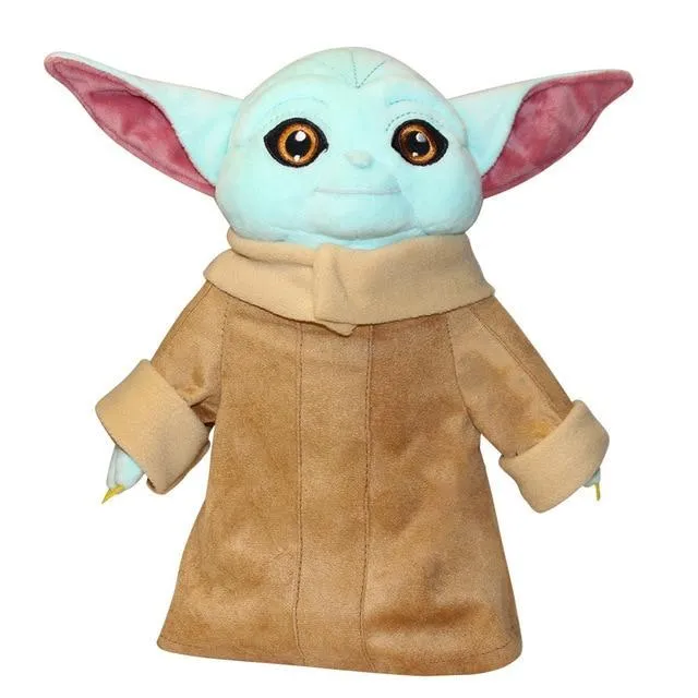 22Cm Star Wars Baby Yoda Mandalorian Pluche Toys Pp Katoen Stuffed Animals Children's Birthday Gifts Kerstcadeaus