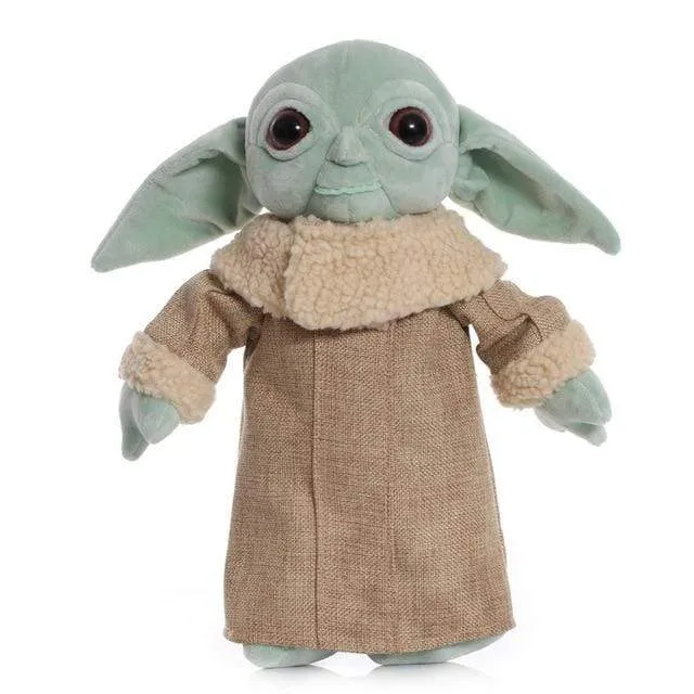 22Cm Star Wars Baby Yoda Mandalorian Pluche Toys Pp Katoen Stuffed Animals Children's Birthday Gifts Kerstcadeaus