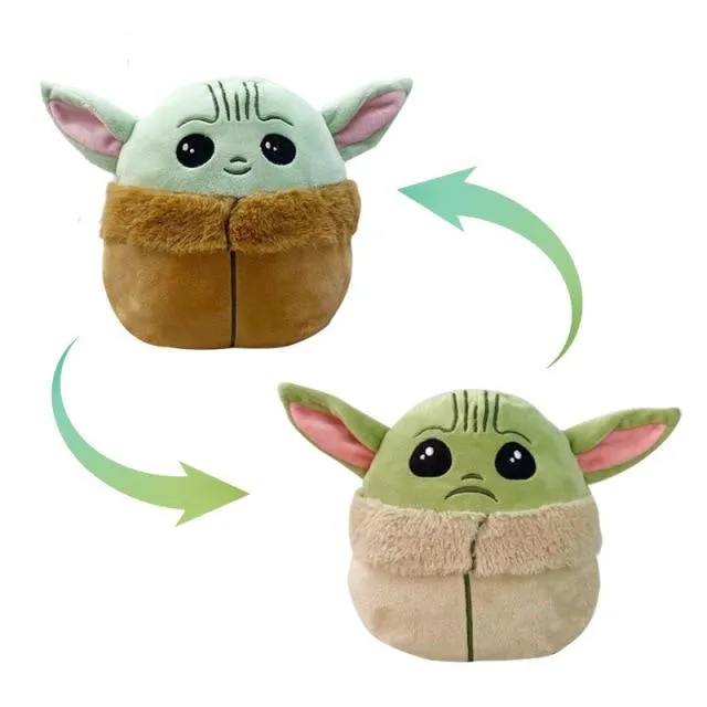 22Cm Star Wars Baby Yoda Mandalorian Pluche Toys Pp Katoen Stuffed Animals Children's Birthday Gifts Kerstcadeaus