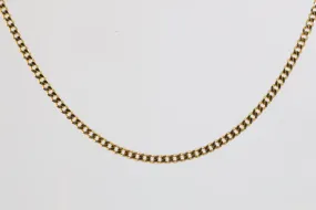 24.5" 14k Yellow Gold Cuban Chain Necklace (12.23g.)