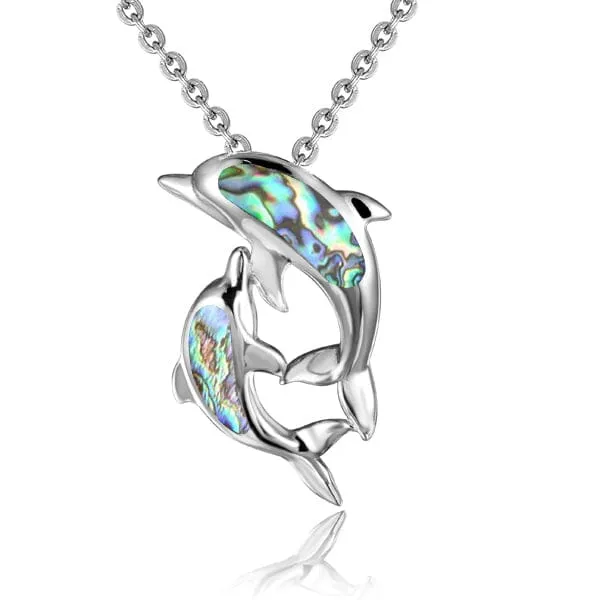 Abalone Dolphin Lover Pendant