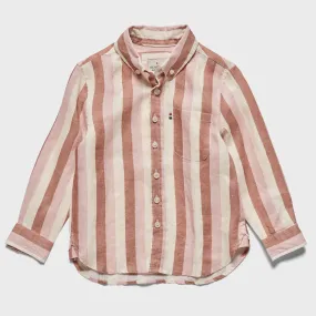 Academy Brand Rookie James Linen Shirt - Rosette Pink