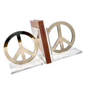 Acrylic Peace Bookends