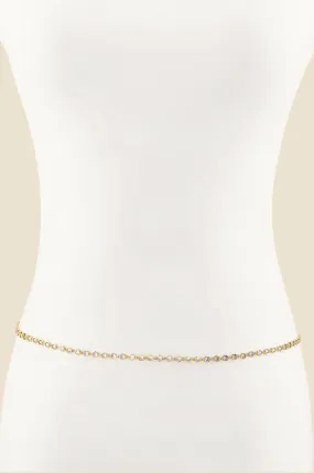 Always A Pleasure Dainty Crystal Body Chain