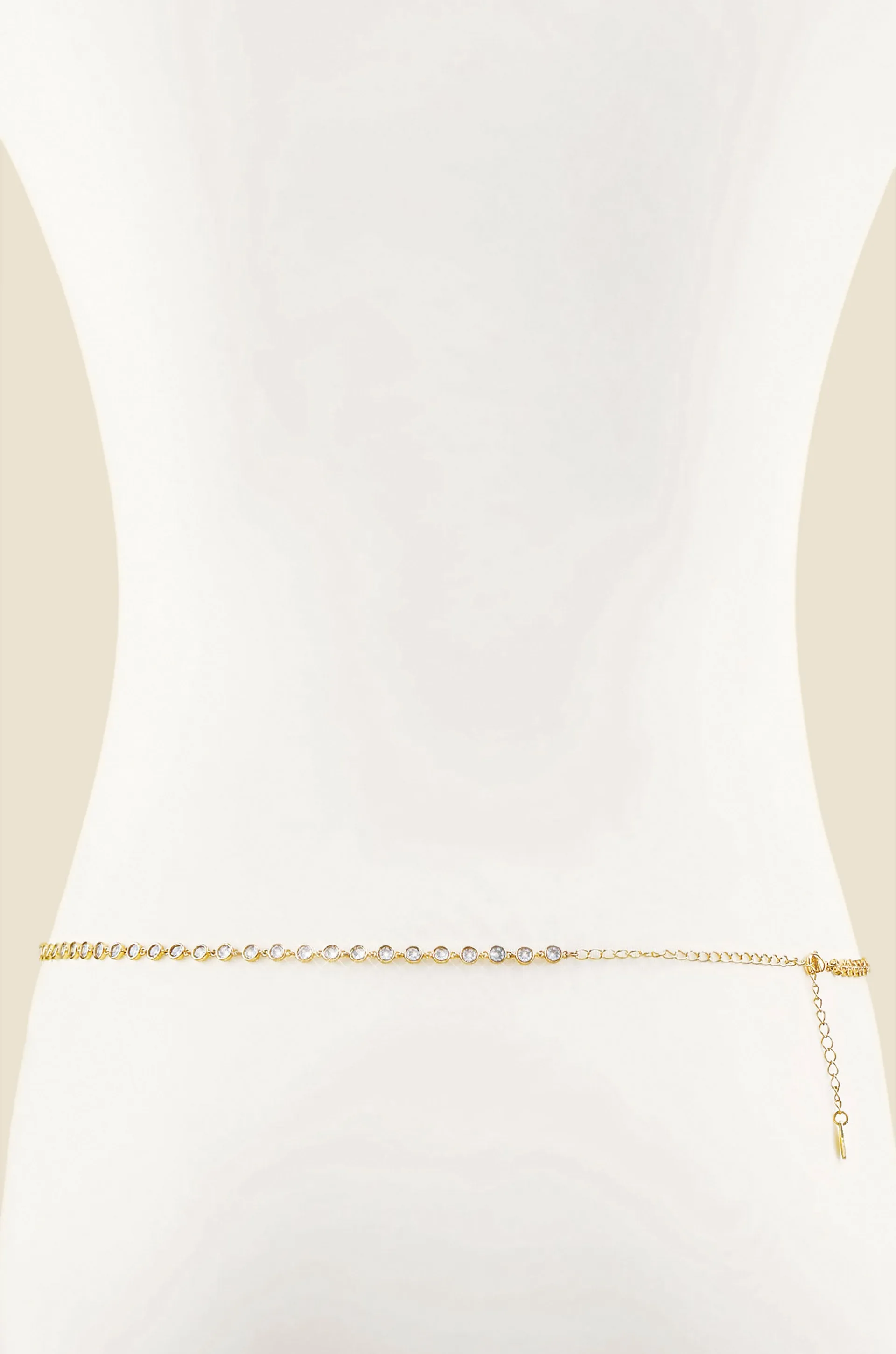 Always A Pleasure Dainty Crystal Body Chain