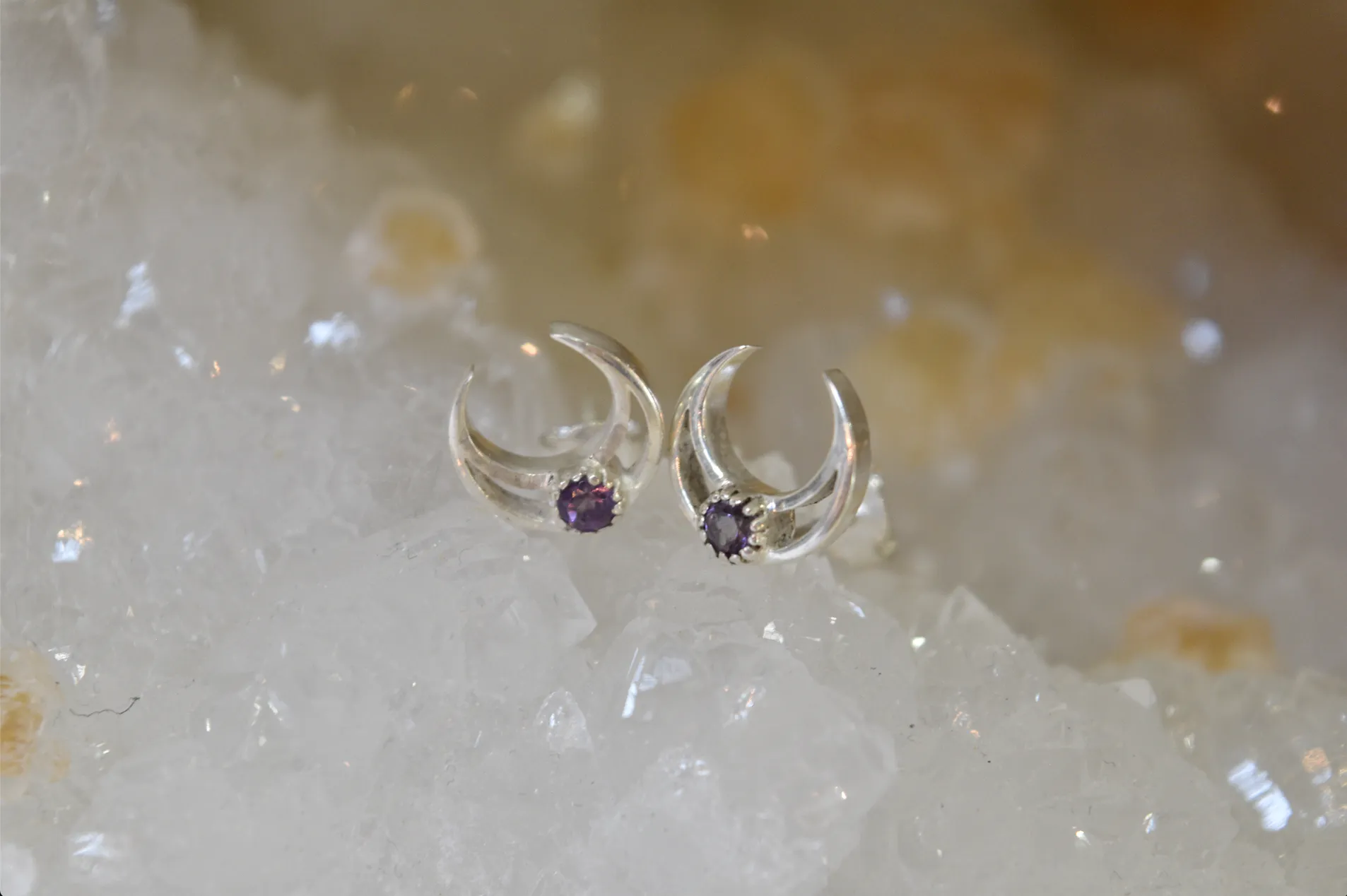 Amethyst Araceli Studs