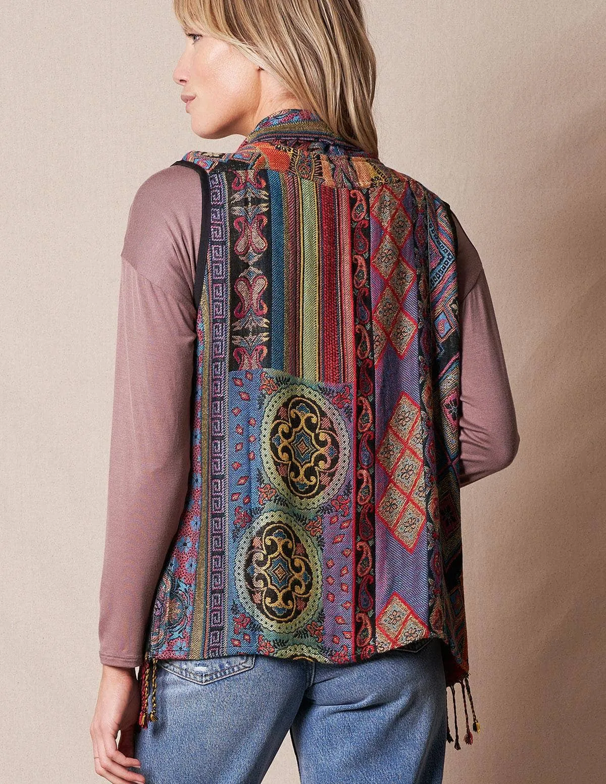 Anandi Vest - Black Multi