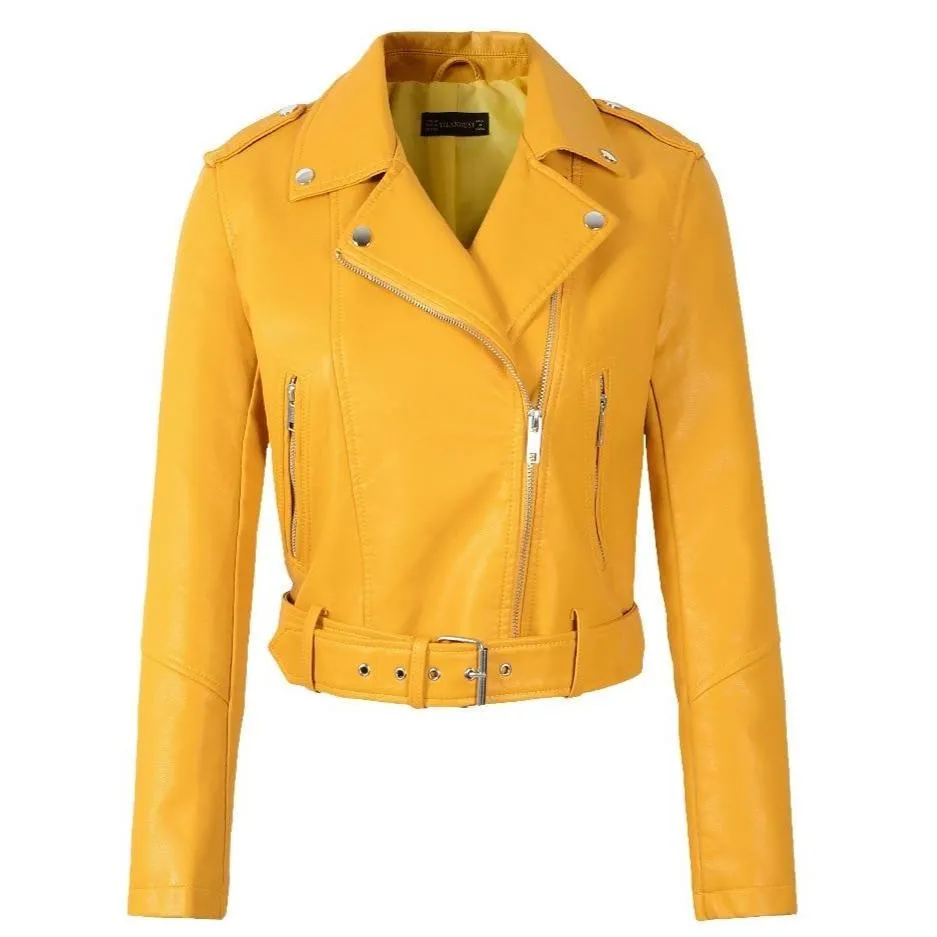 Années 60 Veste Simili-cuir Biker Rockabilly