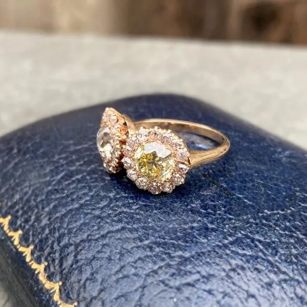 Antique Twin Stone Diamond Ring