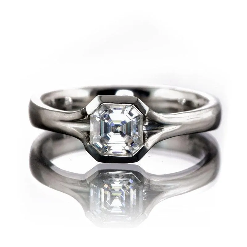 Asscher Cut Lab Created Diamond Loose Stone