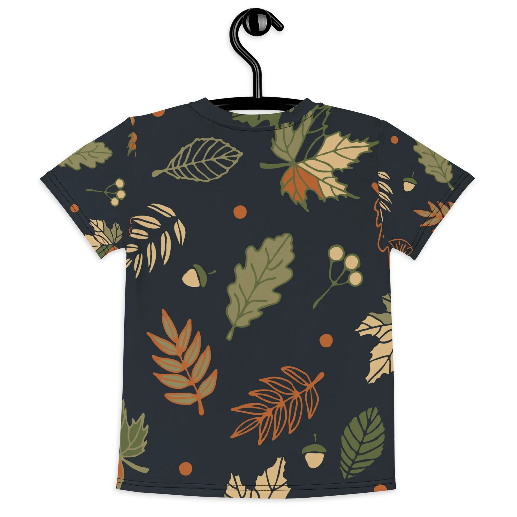 Autumn leaves Kids crew neck t-shirt