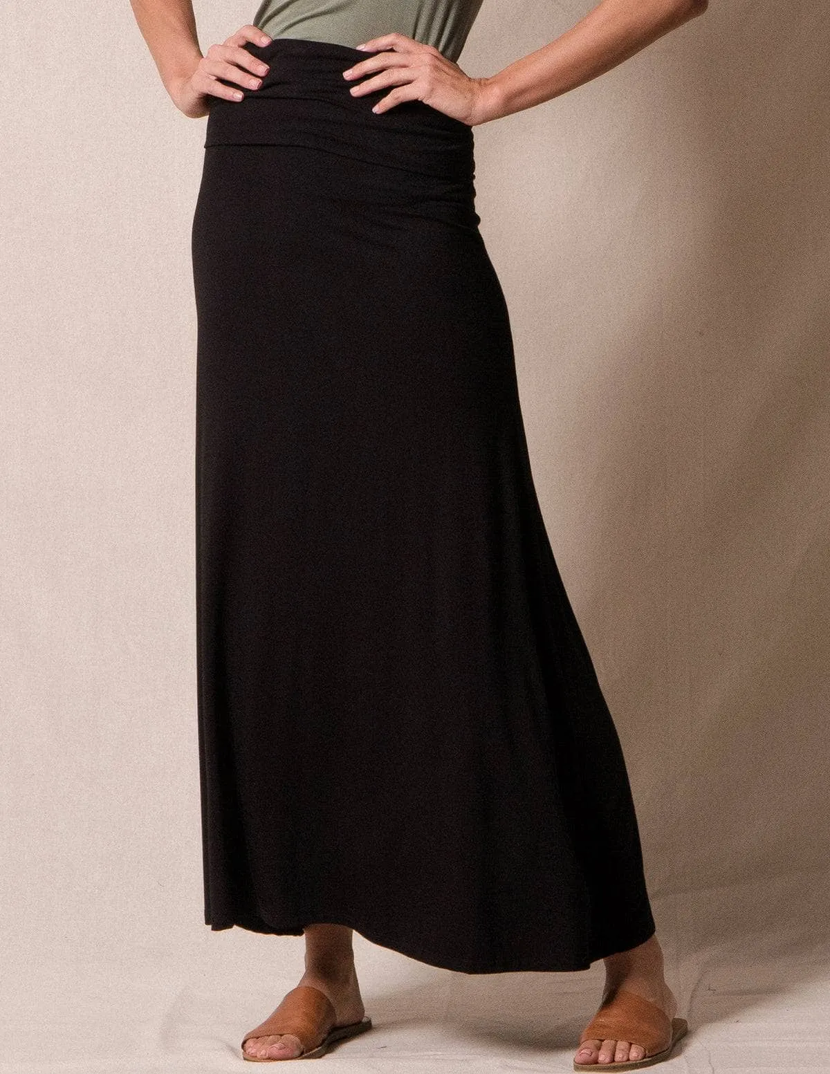 Bamboo Classic Maxi Skirt