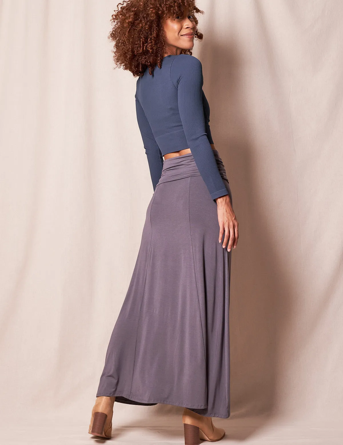 Bamboo Classic Maxi Skirt