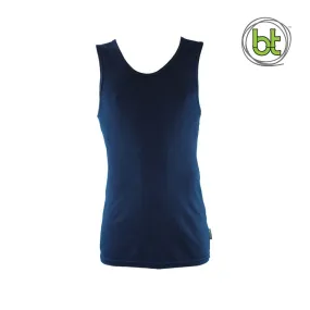 Bamboo Men's Singlet - Blue