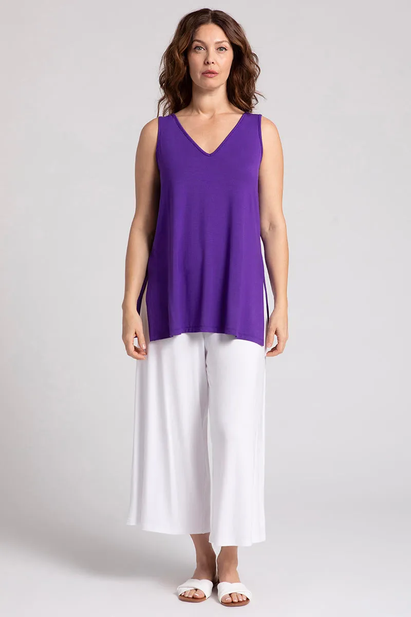 Bamboo Reversible Go To Tank | Violet