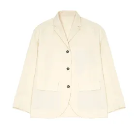 Bergfabel Women's Bea Cotton/Linen Jacket in Almond