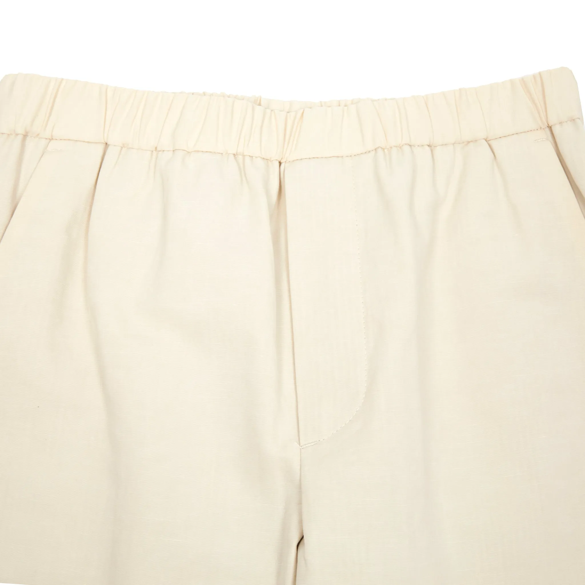 Bergfabel Women's Cotton/Linen Easy Pants in Almond