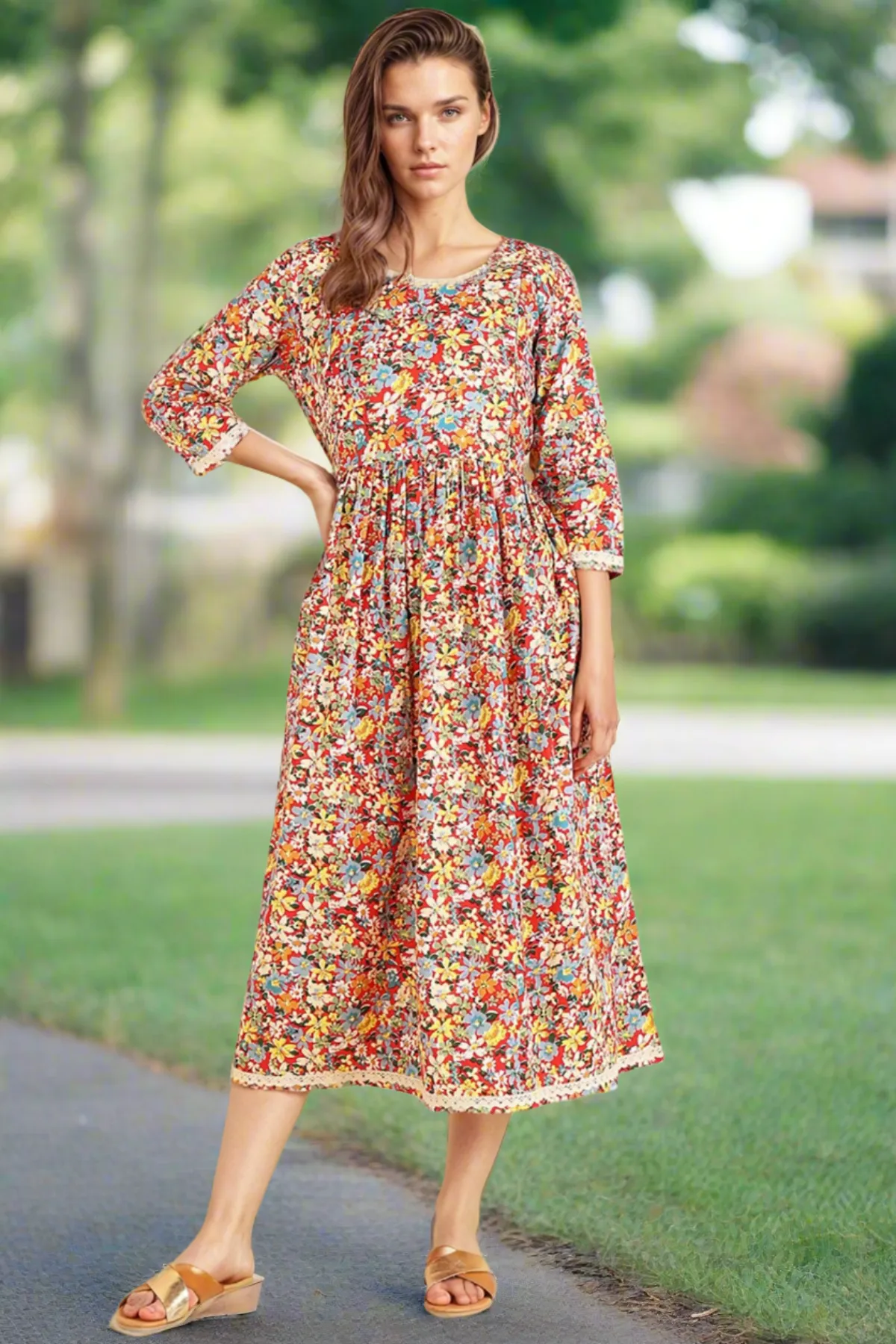 Bloom Anarkali Feeding Kurti