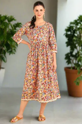 Bloom Anarkali Feeding Kurti