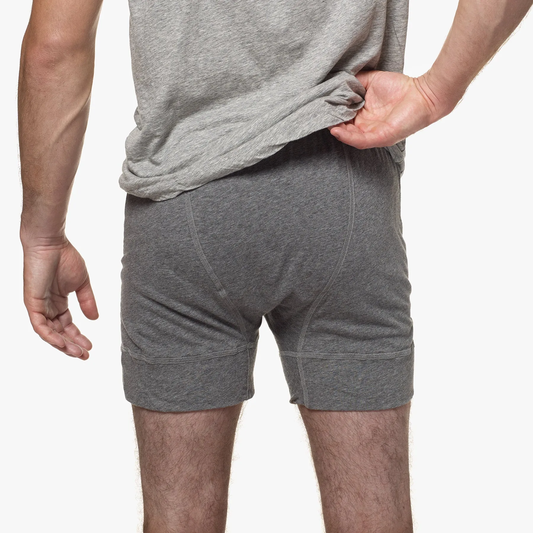 Boxer Short - Heather Charcoal