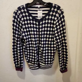 Button Up Dot Diamond Cardigan Size M