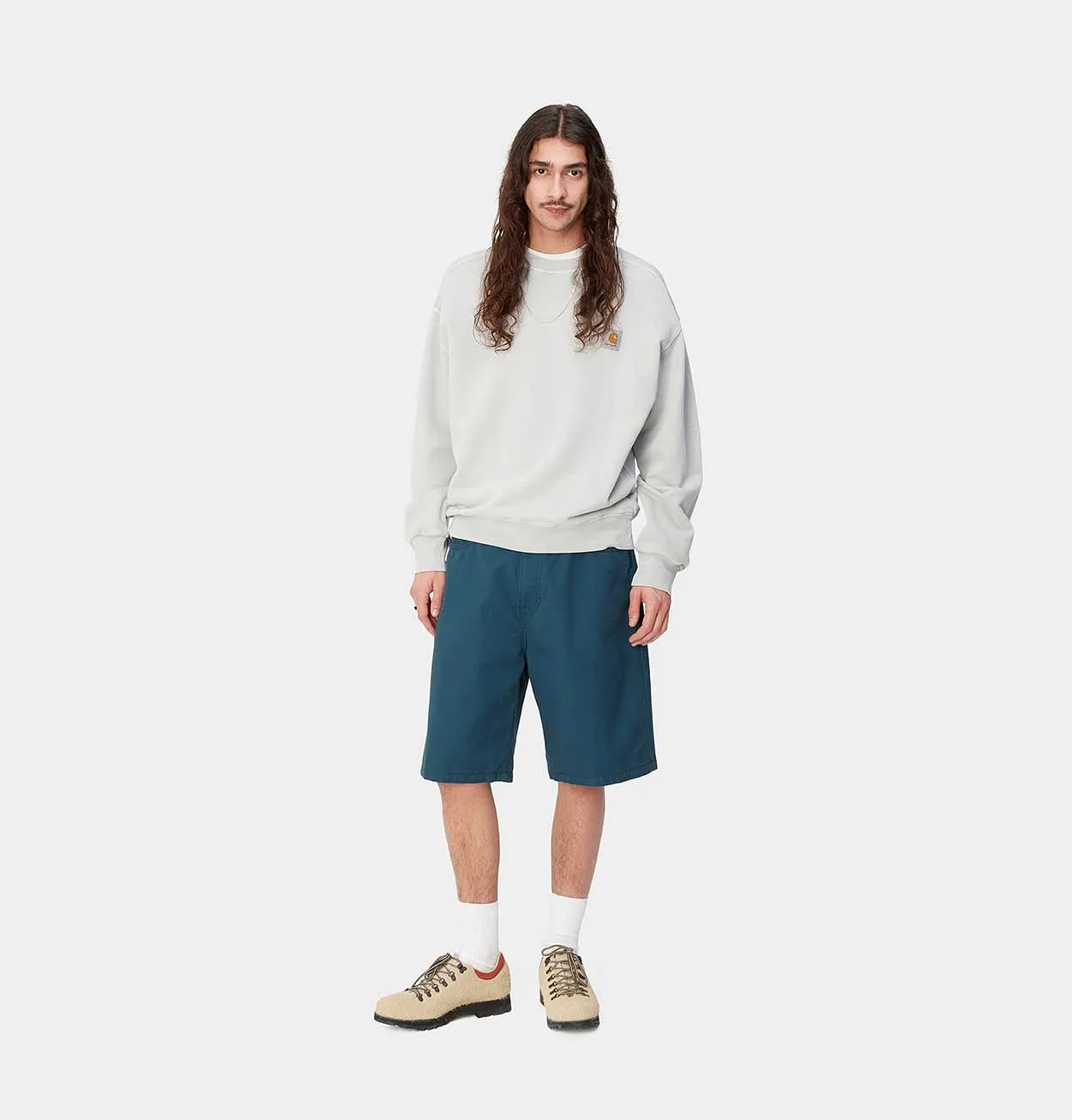 Carhartt WIP Landon Short in Naval