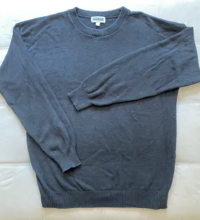 Clearance: Men's Crew-neck Cotton Sweater by Andrew Rohan Made in USA 786