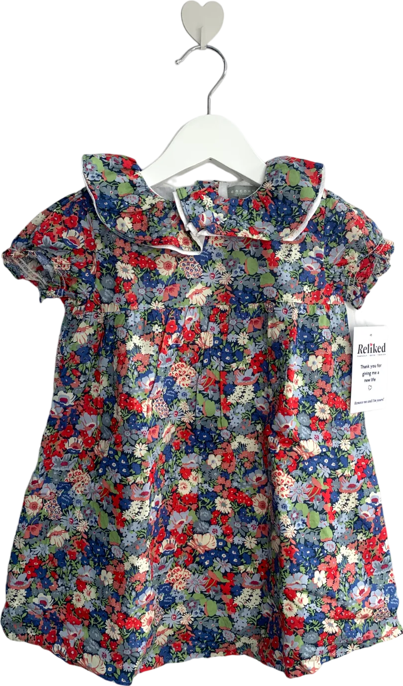 Coconut Multicoloured Floral Print Dress 4 Years