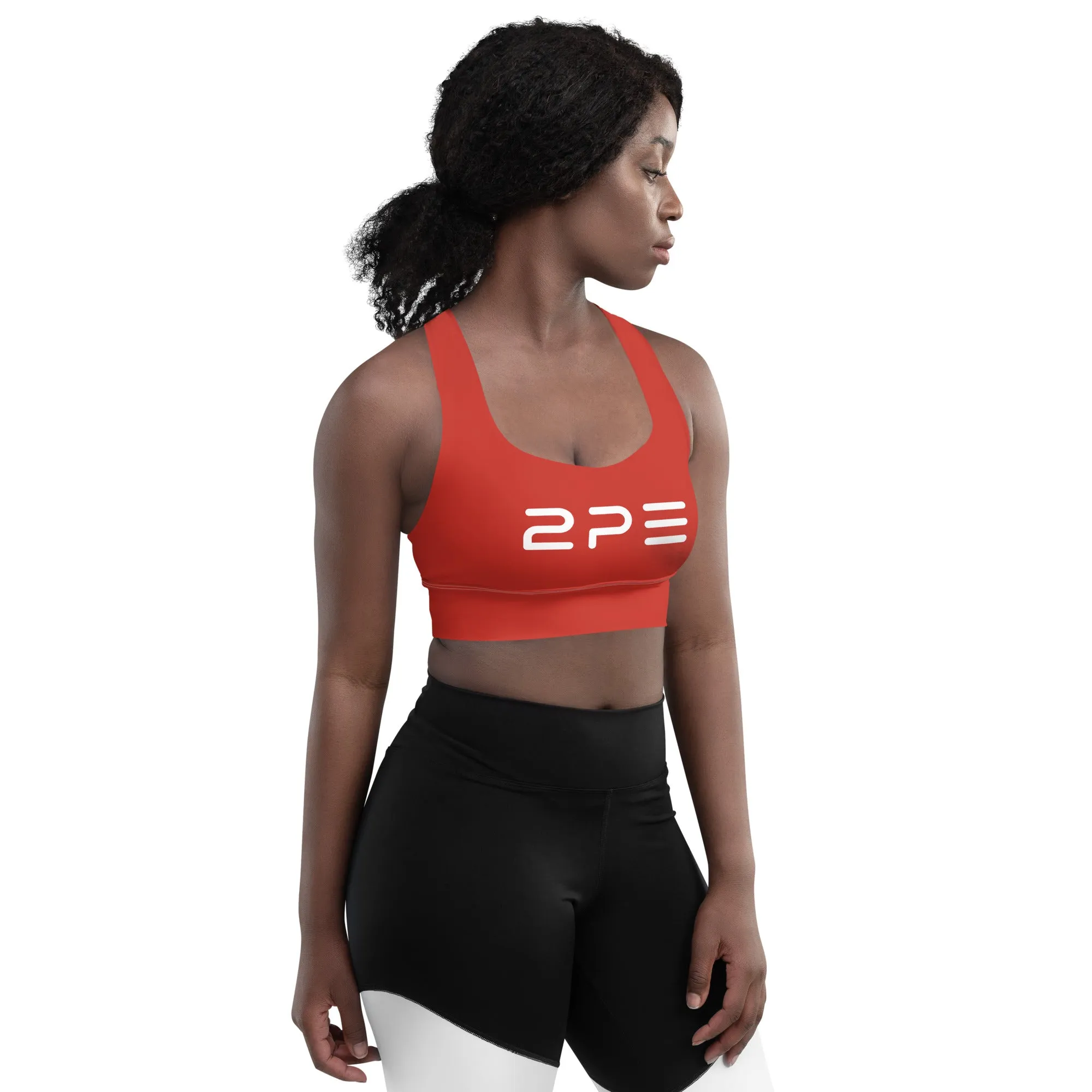 Compression sports bra - Red