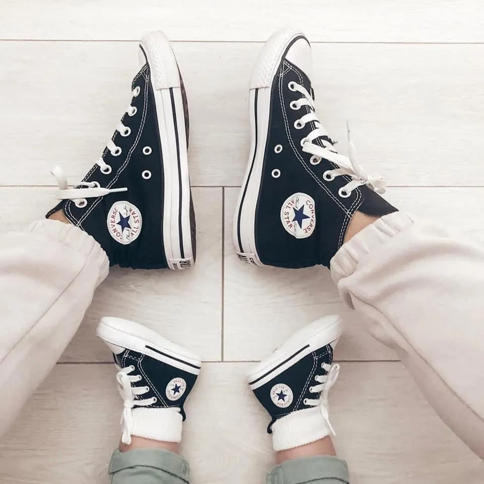 Converse Kids Chuck Taylor All Star Junior High Top Black