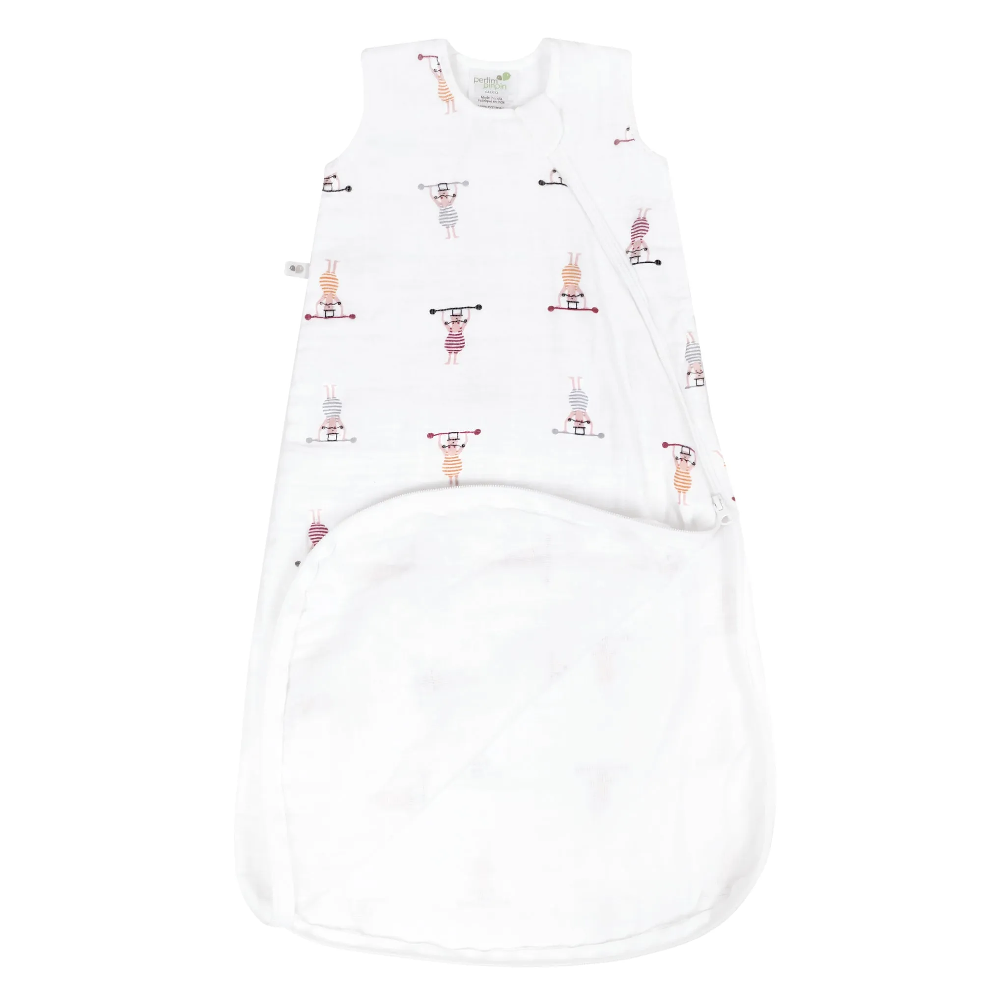 Cotton muslin sleep sack - Circus  (0.7 tog)