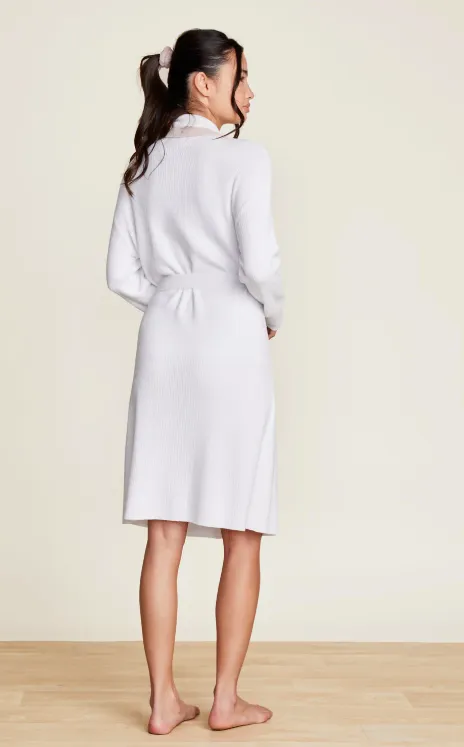 CozyChic Ultra Lite Tipped Ribbed Short Robe