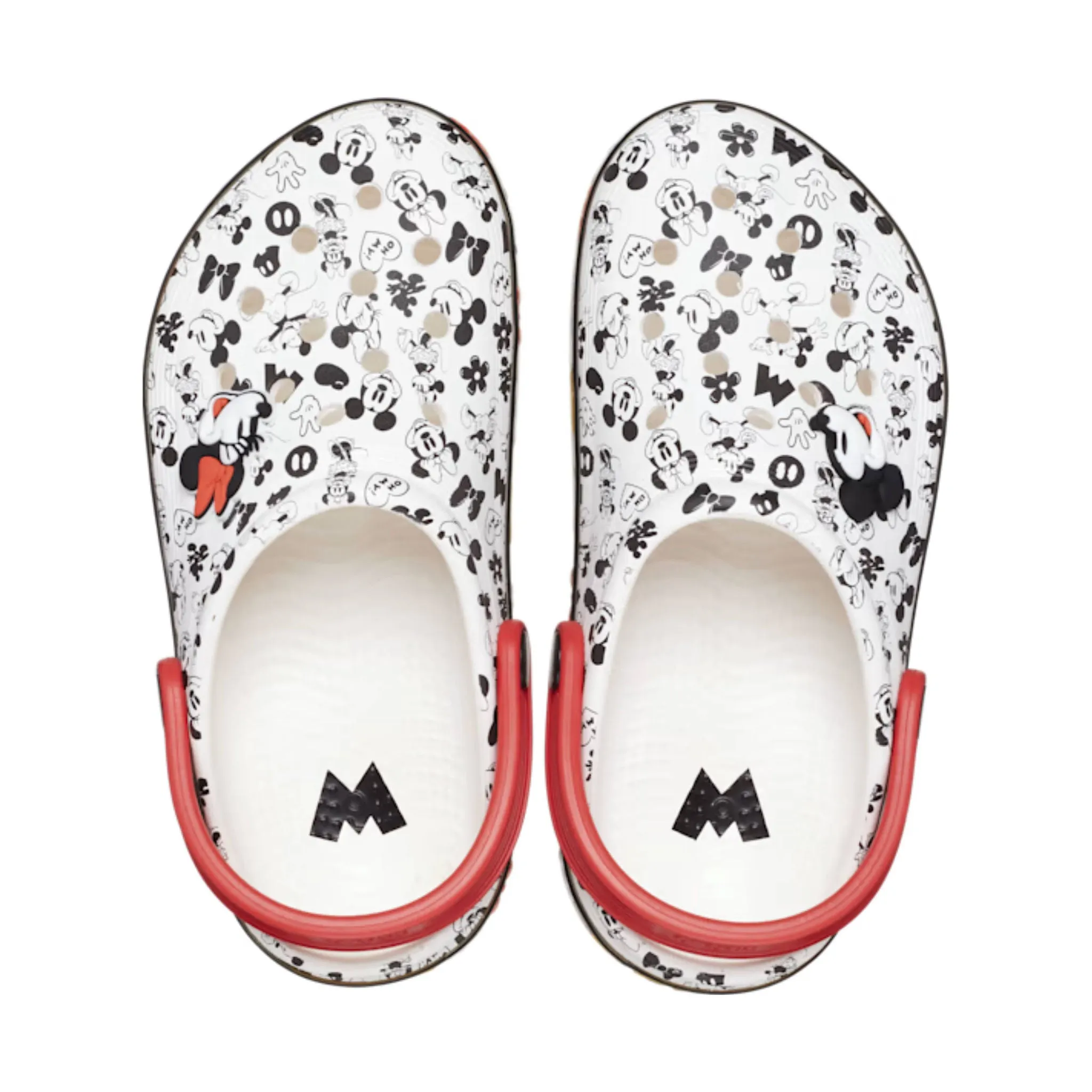 Crocs Kids' Mickey Off Court Clog - White