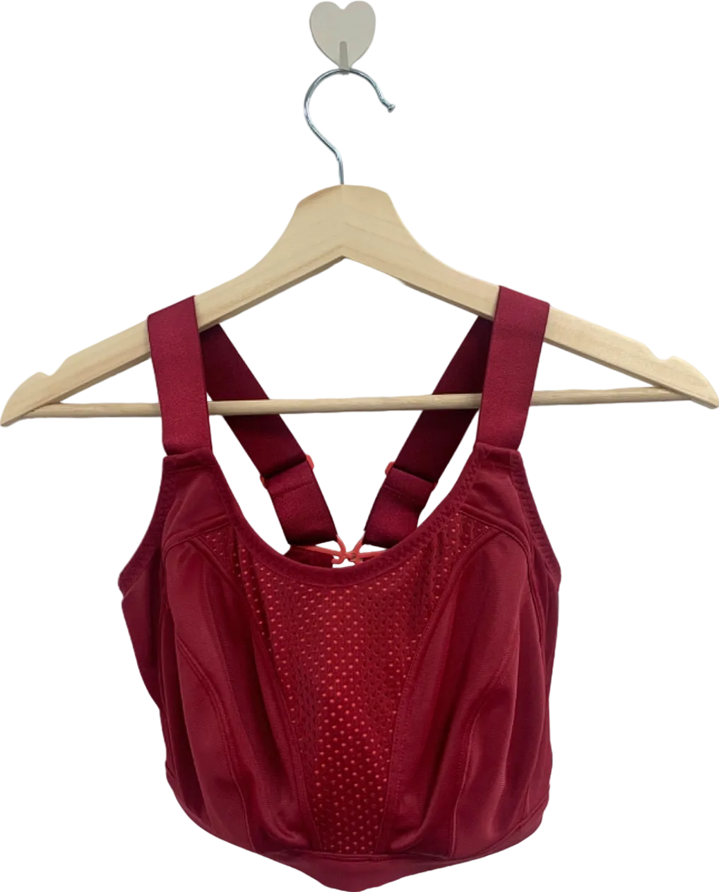 Curvy Kate Ruby Red Every Move High Impact Sports Bra UK 30H