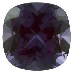 Cushion Cut Lab Created Alexandrite Gemstone