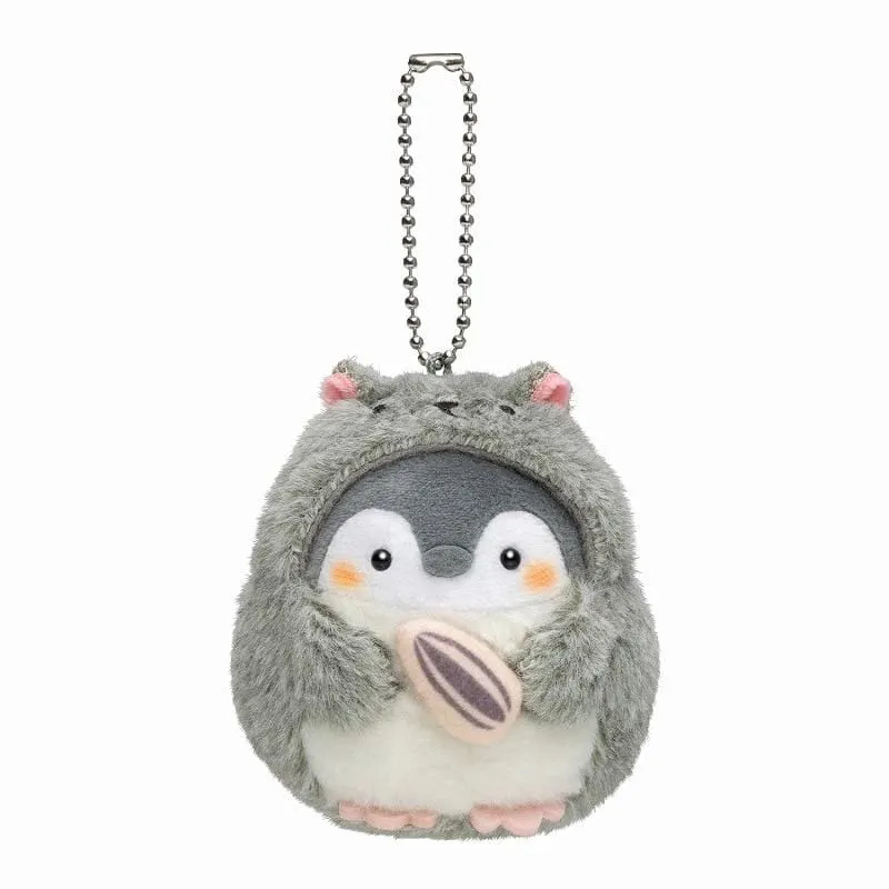 Cute Penguin Plush Doll New Cartoon Koupen Chan Animal Plush Toys Kawaii Anime Hamster Key Chain Ring Bag Pendant Gift for Girls