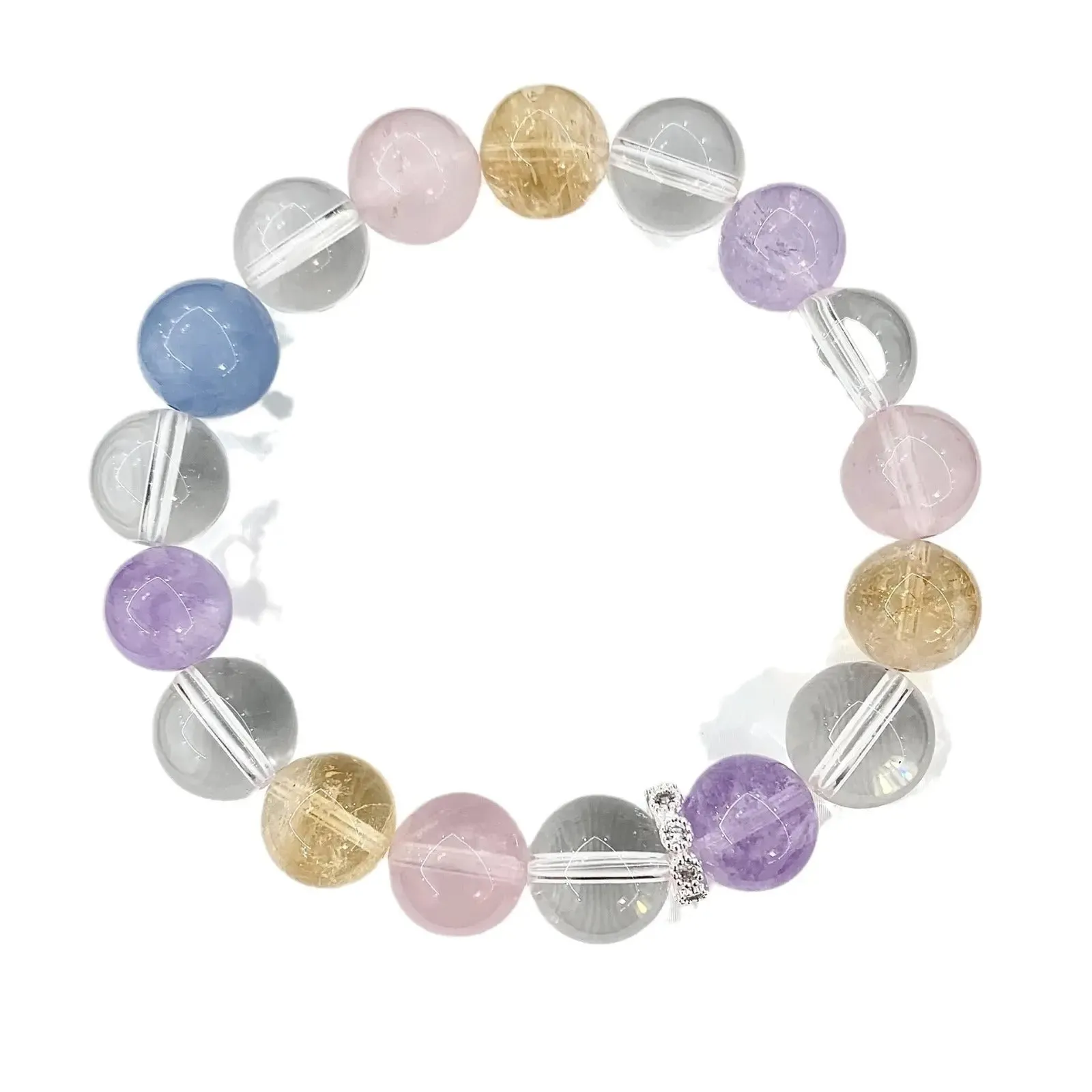 Delightful Natural Multi Gemstone bracelet