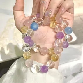 Delightful Natural Multi Gemstone bracelet